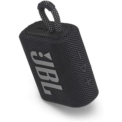 Jbl Portable Speaker With Bluetooth Waterproof Black Jblgo3blk