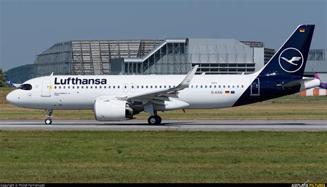 D Axai Lufthansa Airbus A320 Neo At Hamburg Finkenwerder Photo Id