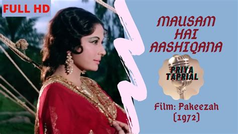 Mausam Hai Aashiqana Pakeezah 1972 Lata Mangeshkar Vocal Cover