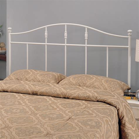 Coaster Iron Beds And Headboards Full Queen Cottage White Metal Headboard Rife S Home