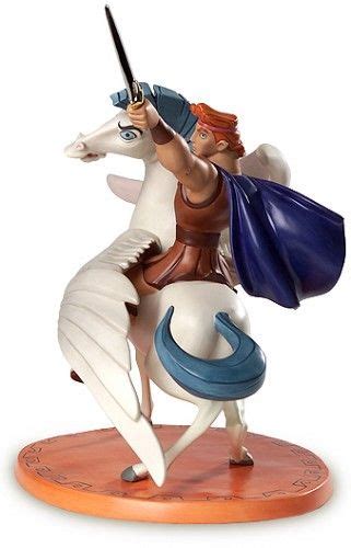 Disney hercules megara procelain statues figurines on. WDCC Hercules And Pegasus Defiant | Disney figures, Classic disney, Disney figurines