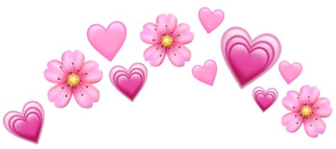 Emojis Emoji Pink Hearts Flowers Aesthetic