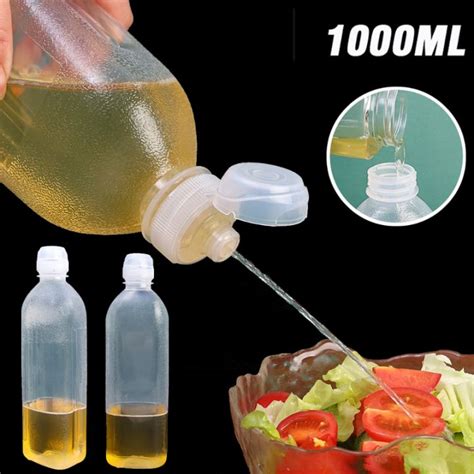 1000ml Squeeze Seasoning Bottles Multifunction Sauce Oil Bottle