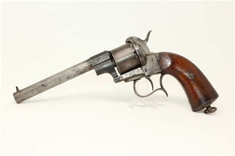 Lefaucheux Single Action Pinfire Revolver Candr Antique012 Ancestry Guns
