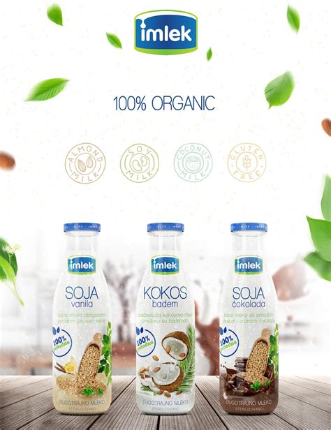 Imlek 100 Organic Milk Concept On Packaging Of The World