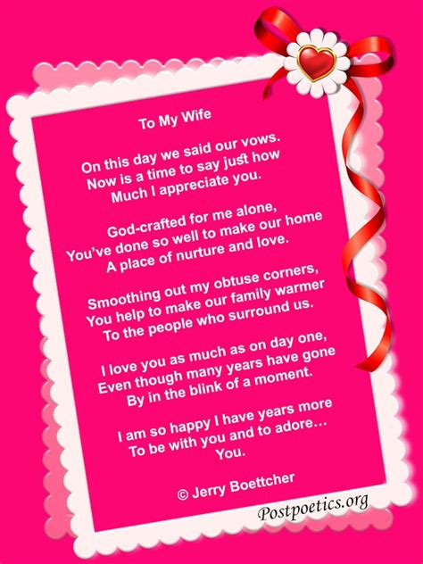 Love Poems For Wife From Husband I Love My Wife Poems