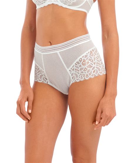 Wacoal Raffine Full Brief In White Mish