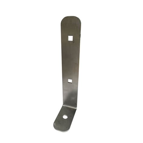 Long L Shaped Post Foot Bracket In 3mm Stainless Steel Online Playgrounds