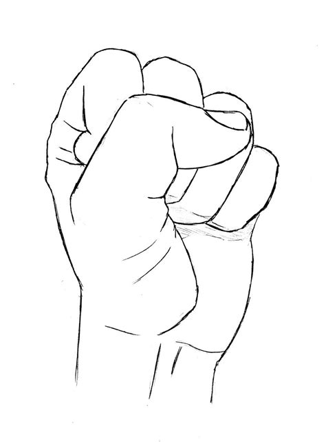 Drawing Lessons How To Draw A Hand Clenched Fist How To Draw Hands Drawing Fist Hand