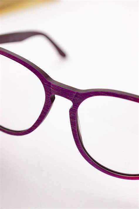 H4009 Round Purple Eyeglasses Frames Leoptique