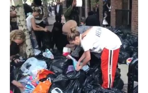 Pop Star Rita Ora Joins Relief Efforts For Grenfell Tower Victims