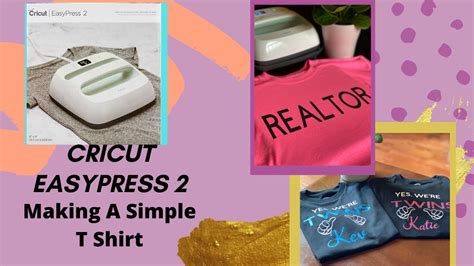 Cricut Easypress 2 How To Make A Simple T Shirt Youtube
