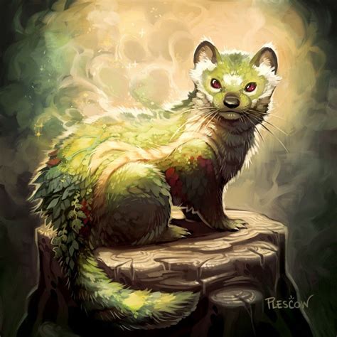 Cute Fantasy Creatures Forest Creatures Mythical Creatures Art Cute