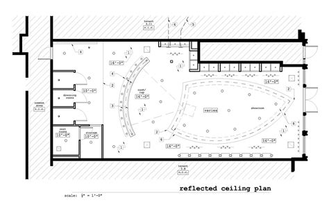 Reflected Ceiling Plan Ceiling Plan Lighting Design Interior Store Plan