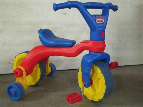 Sold Price Nice Playskool Toddler Bike With Removable Training Wheels