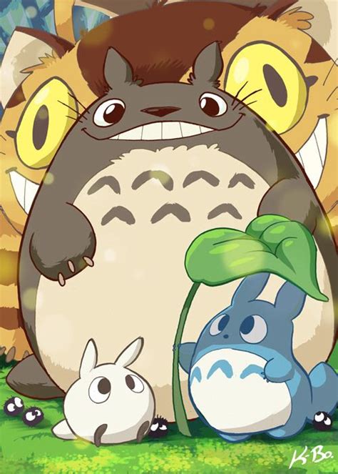 Cute Totoro Totoro Totoro Imagenes Dibujos Kawaii
