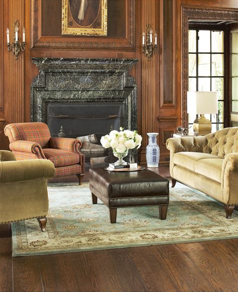Cool Tufted Couch And Tufted Chair Ralph Lauren Home Living Room
