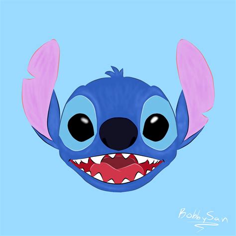 Heres A Drawing Of Stitch I Made It On My Phone It Took Me About 2