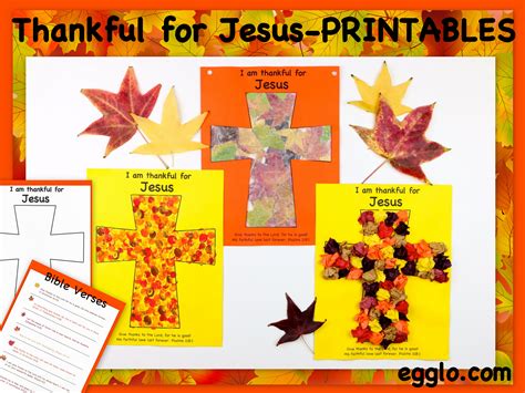 Thanksgiving Craft Thankful For Jesus Egglo Entertainment