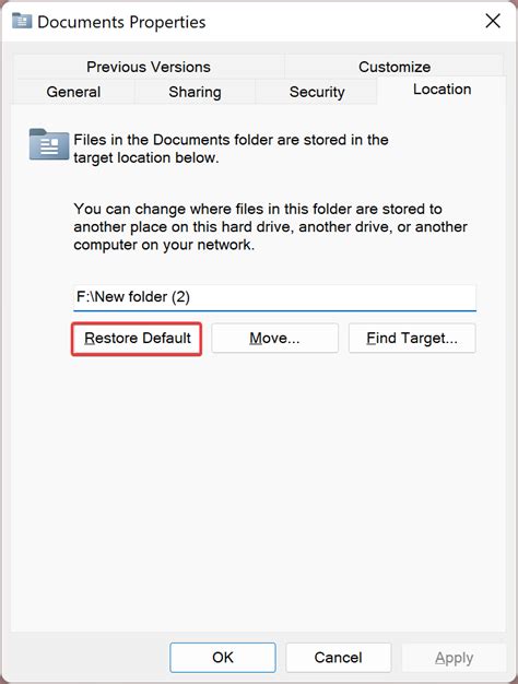 How To Move Or Restore Default Location Of Personal Folders In Windows 11 Or 10 Gear Up Windows