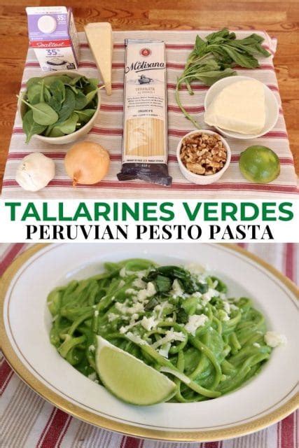 Tallarines Verdes Peruvian Green Spaghetti Recipe Dobbernationloves