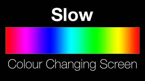 Slow Colour Changing Screen Lighting Effect Youtube