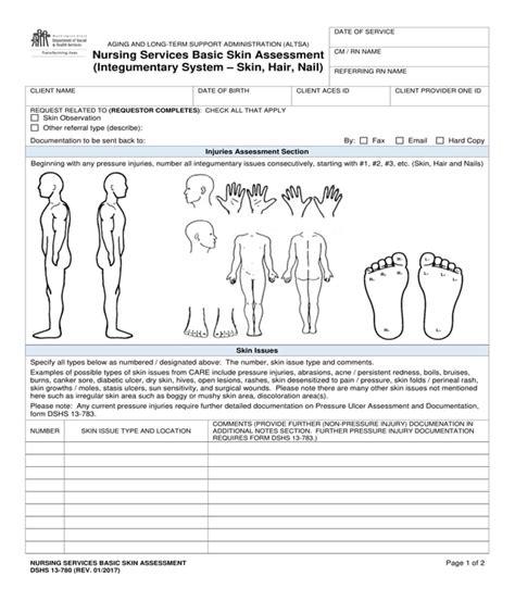 Printable Nursing Assessment Forms Mds