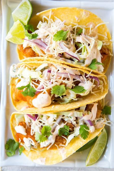 Beer Battered Fish Tacos With Baja Sauce Recipe