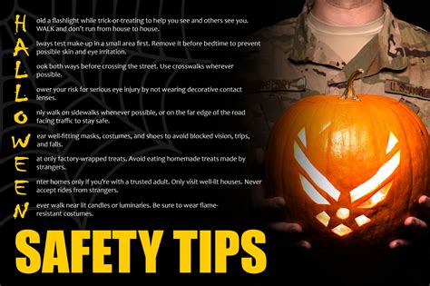 Halloween Safety Tips Air Force Safety Center Article Display