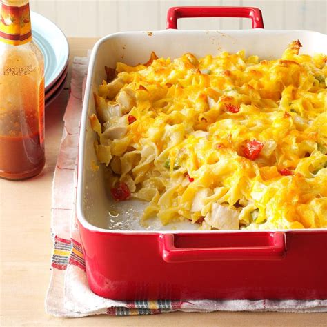 Others may see leftover pork, but we see a world of possibilities. Chicken Noodle Casserole Recipe | Taste of Home