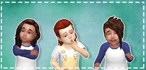 Sims 4 Ccs The Best Toddler Hair Conversions By Giannisk13