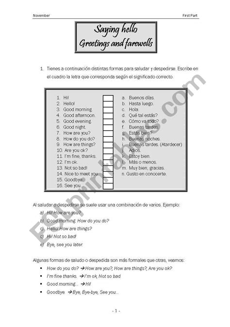 English Worksheets For Adults