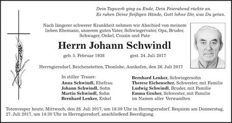 Get bernhard gruber's contact information, age, background check, white pages, email, criminal known as: Traueranzeige Familienanzeigen / Todesanzeigen - idowa Markt