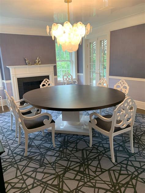 Wayfair.com has been visited by 1m+ users in the past month Round Extendable Wenge Dining Table with Cube Pedestal ...