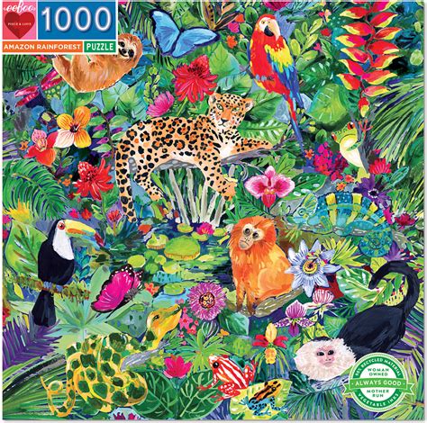 Amazon Rainforest 1000 Piece Puzzle Thinker Toys