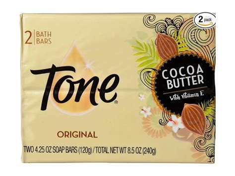 Tone Bar Soap Cocoa Butter Vitamin E 42 Oz120 G Pack Of 2