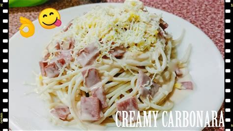 creamycarbonara carbonara how to cook creamy carbonara recipe paano magluto ng creamy