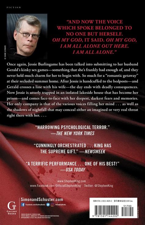 Geralds Game Book By Stephen King Official Publisher Page Simon