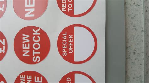 Special Offer Stickers Sticky Labels Promotional Sale Stickers