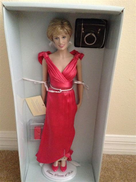 Franklin Mint Princess Diana Princess Of Radiance Vinyl Doll A Very