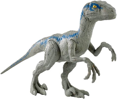 Jurassic World Basic Dino Velociraptor Blue Figure 887961604634 Ebay
