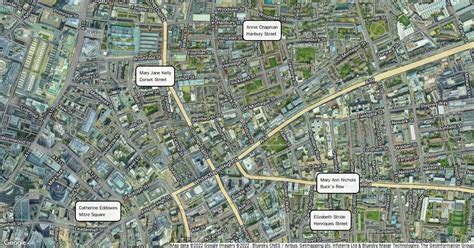 Jack The Ripper Murders Site Scribble Maps