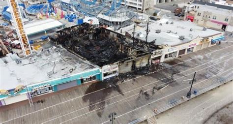 Aftermath Photos From Ocean City Boardwalk Fire Wildwood Video Archive