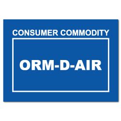 Fact sheet providing information about licensing and operation of a special event food stand. Consumer Commodity ORM-D-AIR Stickers