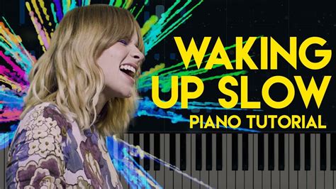Gabrielle Aplin Waking Up Slow Piano Tutorial No Melody Youtube