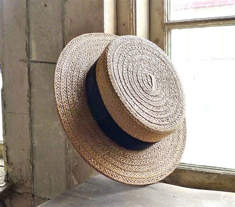 Royal Stetson Boater Hat Size 7 On Etsy True Vintage Hats Vintage