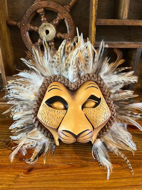 Broadway Lion King Mask Etsy