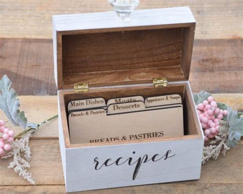 Diy Recipe Box To Cheer Up Your Cooking Plans Homida