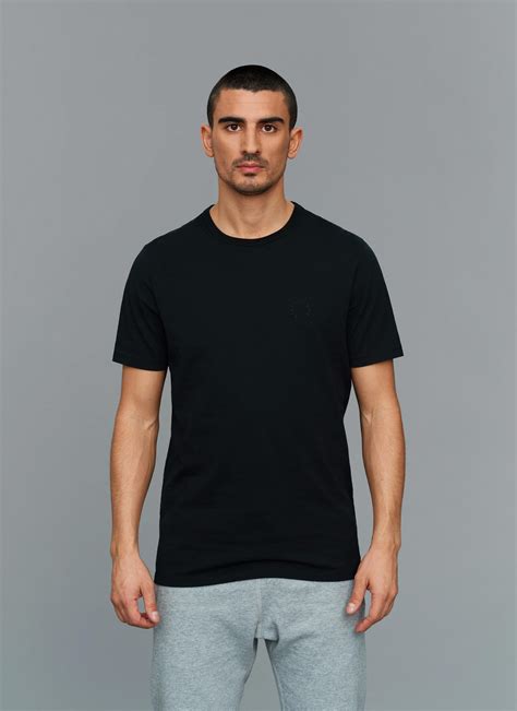 Black T-Shirt Embroidered - Eleven New York Athletic Wear & Apparel