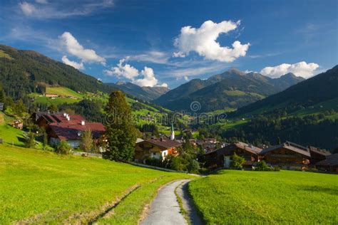 The Alpine Village Of Alpbach And The Alpbachtal Austria Stock Image